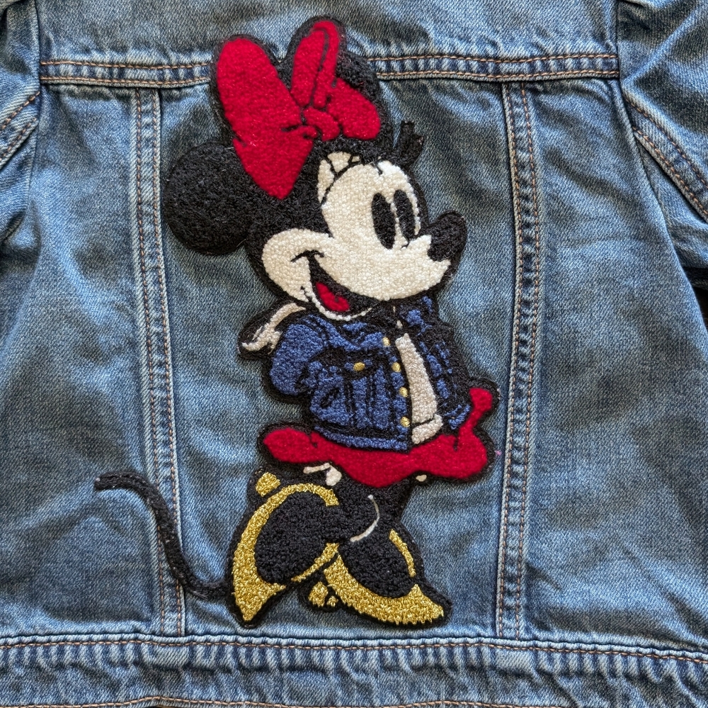 Gap × Disney Minnie Mouse Icon Denim Jacket Size 4 - Picture 6 of 6